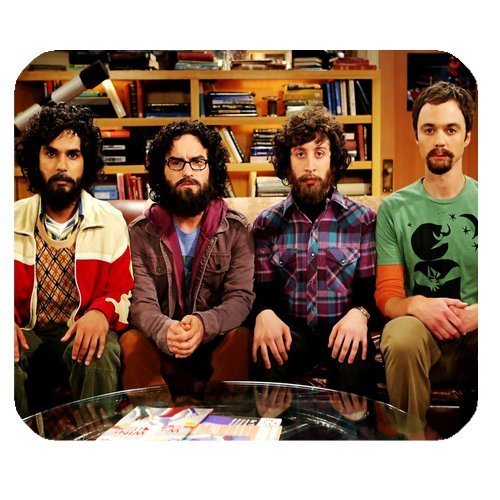 The Big Bang Theory Personalized Custom Gaming Mousepad Rectangle Mouse Mat / Pad Office Accessory And Gift Design-LL403
