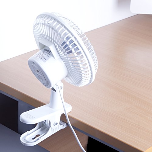 Duronic FN15 Ventilator ist ein kompakter und leiser Ventilator mit 2 Geschwindigkeiten, einen flexiblen Kopf und 20 cm Durchmesser - 6