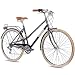 Produktbild 28" Zoll NOSTALGIE CITYRAD CITY BIKE DAMENRAD CHRISSON OLD CITY LADY 6S SHIMANO schwarz matt