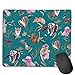 Produktbild Mouse Pad Cute Animals Fox Monkey Rectangle Rubber Mousepad 8.66 X 7.09 Inch Gaming Mouse Pad with Black Lock Edge
