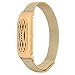 Produktbild VIGOSS Fitbit Flex 2 Uhrenarmband, New Fashion Mailand Mesh Zubehör Armband Armreif für Fitbit Flex 2 (Gold)