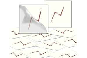 YoHold Zauberer Lightning Bolt Scar Temporary Tattoos Magier Blitz Narbe temporäre Tattoos für Halloween,Geburtstag, Zauberer Motto Party-Dekorationen,24 Stück/Packung