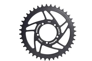 EBIKEFANS Rueda de cadena 36T/38T/40T para BAFANG BBS01 BBS02 motor de transmisión media CNC, piñón de cadena de repuesto para bicicleta eléctrica