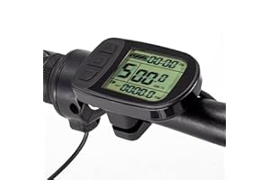 ‎WINDMEILE windmeile | Display KT-LCD5, Bordcomputer, Tachoanzeige, LCD-Display, Beleuchtet, Multifunktional, E-Bike, Elektro Fahrrad, 24V/36V/48V