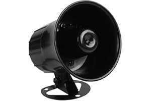 110dB Alarmsirene außen, 12V DC verdrahtete Alarmsirene Horn für Home Security Protection System Outdoor kann mit verschiedenen Alarmverbindung gearbeitet werden