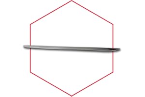 saferide | Heckleiste Silber Glanz Heckklappenleiste Zierleiste Kofferraumleiste Edelstahl Kofferraumklappe Schutzleiste Kantenschutz Selbstklebend Hinten Kratzschutz Auto Heckklappenschutz