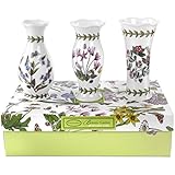 Portmerion Botanic Garden Mini Vases - Set of 3 BG76036 - X