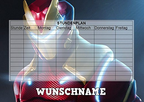 Preisvergleich Produktbild LL Fortnite Stundenplan mit Wunschnamen - abwischbar - Wiederverwendbar