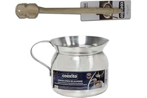 BOEMY Kit Chocolatera Colombiana 1,5 Litros + Molinillo de Madera original