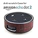 Produktbild Alexa Protective Case, Echo Dot Case, WaterLuu Amazon Echo Dot-Hülle (nur für Echo Dot 2. Generation geeignet), Sandelholz