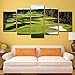 Produktbild Modulare Poster Rahmen Malerei Kunst Hd Gedruckt Leinwand 5 Panel Golf Landschaft Wohnzimmer Bilder Wand Moderne Wohnkultur 5p2427 kein rahmen S: 8X12-2P 8X16-2P 8X20-1P zoll