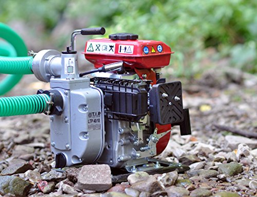 T.I.P. Benzinmotorpumpe Wasserpumpe Gartenpumpe LTP 40/10, bis 10.000 l/h Fördermenge - 2