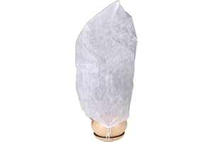 GARDENIX Ochrona roślin, zimowy worek na rośliny doniczkowe, ochrona przed zamarzaniem, osłona ochronna, ochrona przed zimą, ze sznurkiem 90 x 130 cm (2 sztuki)