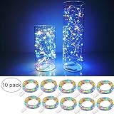 Seguridad: las luces de Fairy String no se sobrecalentarán y se mantendrán frías después de un uso prolongado, por lo que es seguro y confiable, puede ser tocado por niños. ¡Con la satisfacción de 12 meses de SiFar! Si recibió bombillas defectuosas o defectuosas, contáctenos para un reembolso o reemplazo.