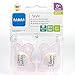MAM Style - I Love Mummy & I Love Daddy Soother Twin Pack - 0m+ (Pink)