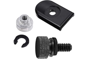 Vite del Sedile del Moto, Asudaro Bullone del Sedile Kit Coperchio Della Linguetta del Sedile Kit Dadi di Copertura Della Manopola di Montaggio del Bullone Della Sella del Moto per Scooter Moto