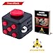 Price comparison product image Fidgetize Fidget Dice Cube Anti Stress Anxiety Attention Toy with BONUS E-BOOK | Fidget Cube Prime with silent buttons for Children Adults