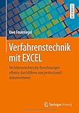 Image de Verfahrenstechnik mit EXCEL: Verfahrenstechnische Berechnungen effektiv durchführen und p