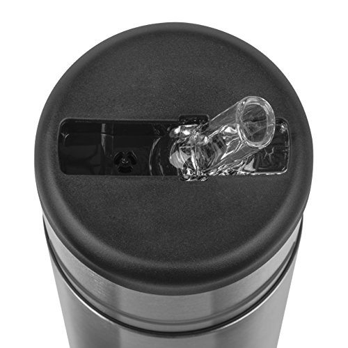 Emsa 509242 Isolier-Trinkflasche, Mobil genießen, 700 ml, Integrierter Trinkstutzen, Schwarz-Anthrazit, Mobility - 4