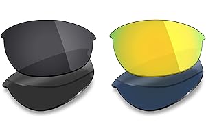 Mryok Polarisierte Ersatzgläser für Oakley Half Jacket Sonnenbrillen, 2 Paar