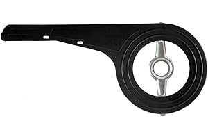 Arkus Fahrrad Kettenschutz Kettenkasten ABS Kettenschützer Schwarz 42-48 Zähne