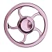 Price comparison product image Samidy Metal Round Design Fidget Spinner Single Finger Decompression Gyro For Kids & Adults SL Focus Stress Reducer Toy Rose