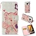 Produktbild Samsung A8 2018 Hülle,Alfort Samsung A8 2018 Schutzhülle, Simulations Retro Ledertasche Flip Lederhülle PU Leder Tasche Cover Wallet Case für Samsung A8 2018 Smartphone (glücklich Bär)