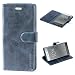 Produktbild Mulbess Ledertasche im Ständer Book Case / Kartenfach für Sony Xperia XZ Premium (5,5 Zoll) Tasche Hülle Leder Etui,Dunkelblau