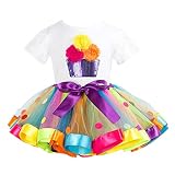 Paket umfassen: 1 Geburtstagskuchen T-Shirt + 1 Tutu Rock. Bitte beachten Sie die Größenangaben vor dem Kauf.