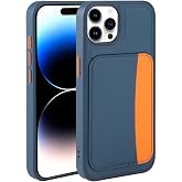 Aksesuarcim Apple iPhone 15 Pro Max ile Uyumlu Kılıf Silikon Deri G&ouml;r&uuml;n&uuml;ml&uuml; C&uuml;zdan Kartlıklı Darbe Korumalı Stand Olabilen Ye