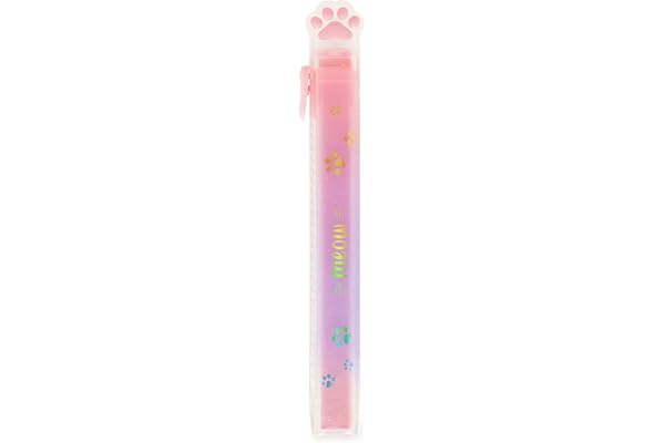 Legami - Caoutchouc rétractable Meow, gomme à effacer, 1 gomme + 1 recharge incluse, rechargeable, efface et ne laisse aucun résidu