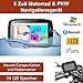 Produktbild Elebest 5 Zoll PKW/Motorrad Navigationsgerät,Bluetooth,Wasserdicht,Neuste Europa Karten sowie Radarwarner, 24GB Speicher,Kostenlose Kartenupdate