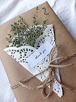 LaRibbons – Natur/Braun Packpapier 1 Rollen – 20 m X 50 cm – 80 g/m² - 4