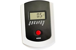 AIDNTBEO Monitor de bicicleta estática para interior, velocímetro estacionario para la mayoría de bicicletas de spinning deportivas, 108 x 164 x 28 mm