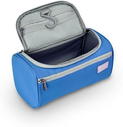 HRS Waterproof Hanging Travel Toiletry Bag Make Up Bags for Women Wash Bag Cosmetic Bag Shaving Toiletry Bag Shaving Dopp Kit for Men Blue Bag