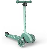 Scoot &amp; Ride Highwaykick 3S &ccedil;ocuk scooter'ı, 3 yaşından itibaren, y&uuml;ksekliği ayarlanabilir, 2 kademeli direksiyon, LED tekerl