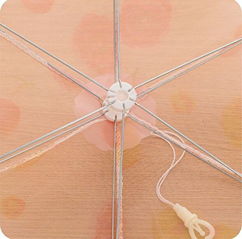 wjkuku Creative Home Innendekoration Lace Print Utility Gaze Faltbarer Regenschirm Abdeckhaube Mehrzweck Küche Supplies - 4