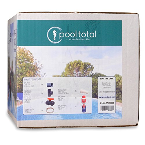 POOL Total Bypass-Set BASIC, Adapter für Pool-Heizung / Wärmepumpe / Pool Solar-Heizung - 3