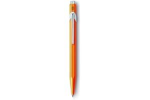 Caran d'Ache 849 Metal Range Ball Pen Fluo - Orange,1 Count (Pack of 1)