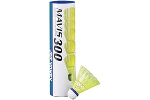 YONEX Mavis 300 Yellow Shuttlecocks - 78 - Medium (6 pieces)
