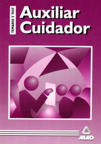 Auxiliar cuidador. Temario y test.