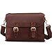 Produktbild Penao Herren klassische Rampenlicht Leder Freizeit Umhängetasche Outdoor Sport Tasche 33cmx8cmx25cm
