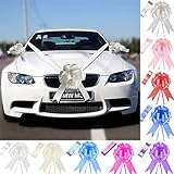 adornos matrimonio civil Arcos y cinta para coche de boda decoracion