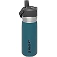 Stanley IceFlow™ Flip Straw Water Bottle 0.65L / 22OZ Lagoon – Leakproof | Stainless Steel Water Bottle with Flip Straw | BPA FREE | Easy to Carry | Dishwasher safe