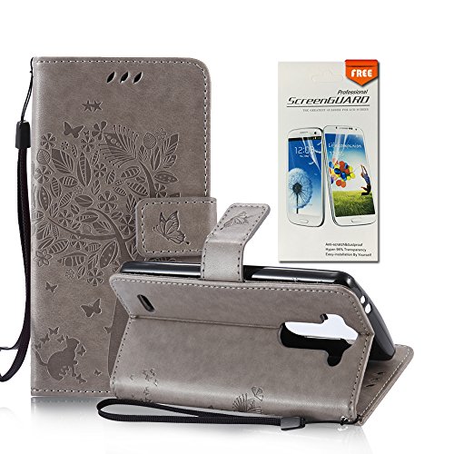 OuDu Funda LG G3 Mini G3 S Carcasa de Billetera Funda PU Cuero para LG G3 Mini G3 S Carcasa Suave protector con Correas de Tel fono Funda Arbol Flip Wallet Case Cover Bumper Carcasa Flexible Ligero Ultra Delgado Caja Anti Rasgu os Casco Anti Choque Funda Soporte con Cierre Magn tico y Ranura para Tarjetas - Gris Regalo 1 Protector de pantalla reviews OuDu Funda LG G3 Mini G3 S Carcasa de Billetera Funda PU Cuero para LG G3 Mini G3 S Carcasa Suave protector con Correas de Tel fono Funda Arbol Flip Wallet Case Cover Bumper Carcasa Flexible Ligero Ultra Delgado Caja Anti Rasgu os Casco Anti Choque Funda Soporte con Cierre Magn tico y Ranura para Tarjetas - Gris Regalo 1 Protector de pantalla