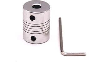 DTMENG Moteur électrique DC12V -Transmission sans fin 2 tr/min jusqu'à 375 tr/min-Soulagement du moteur à engrenage à faible vitesse-Série 370 -Réversible-Couple élevé de 6 mm de diamètre(raccord Design1)