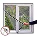 Produktbild MagnetoMesh Screen Fliegengitter für Fenster, mit Klettverschluss, Barriere zum Schutz vor Insekten, ermöglicht Luftzirkulation