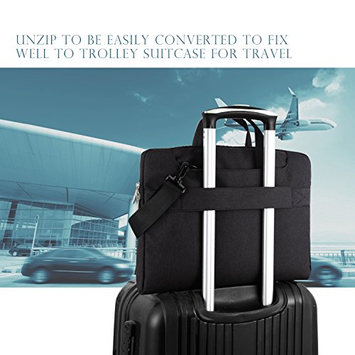 Vanwalk 15,4-Zoll-Laptop Staubdicht Waterproof Oxford Aktentasche Schultertasche Tasche Hülle Laptop / Tablet / Notebook / Macbook Pro / Air (15.4Zoll, Schwarz) - 6