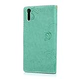 Sony Xperia XZ Flipcase Lederhülle YOKIRIN Wallet Case für Sony Xperia XZ Schutzhülle Premium Ameisen Treffen PU Leder Hülle Brieftasche Book Case Ledercase Handyhülle Folio Handytasche Handyschale Backcover Holster mit Feder Touch Pen[Standfunktion Kredit Kartenfächer Magnetverschluss] Mint grün - 