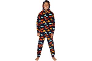 Animal Crazy Onesie Girls Boys Kids Childrens Fleece Onesies Jumpsuit Playsuit One Piece UK Seller